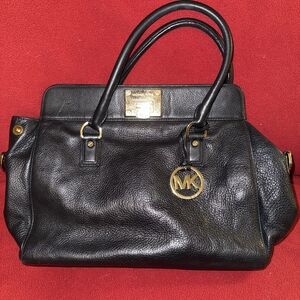 Michael Kors Black Leather Handbag